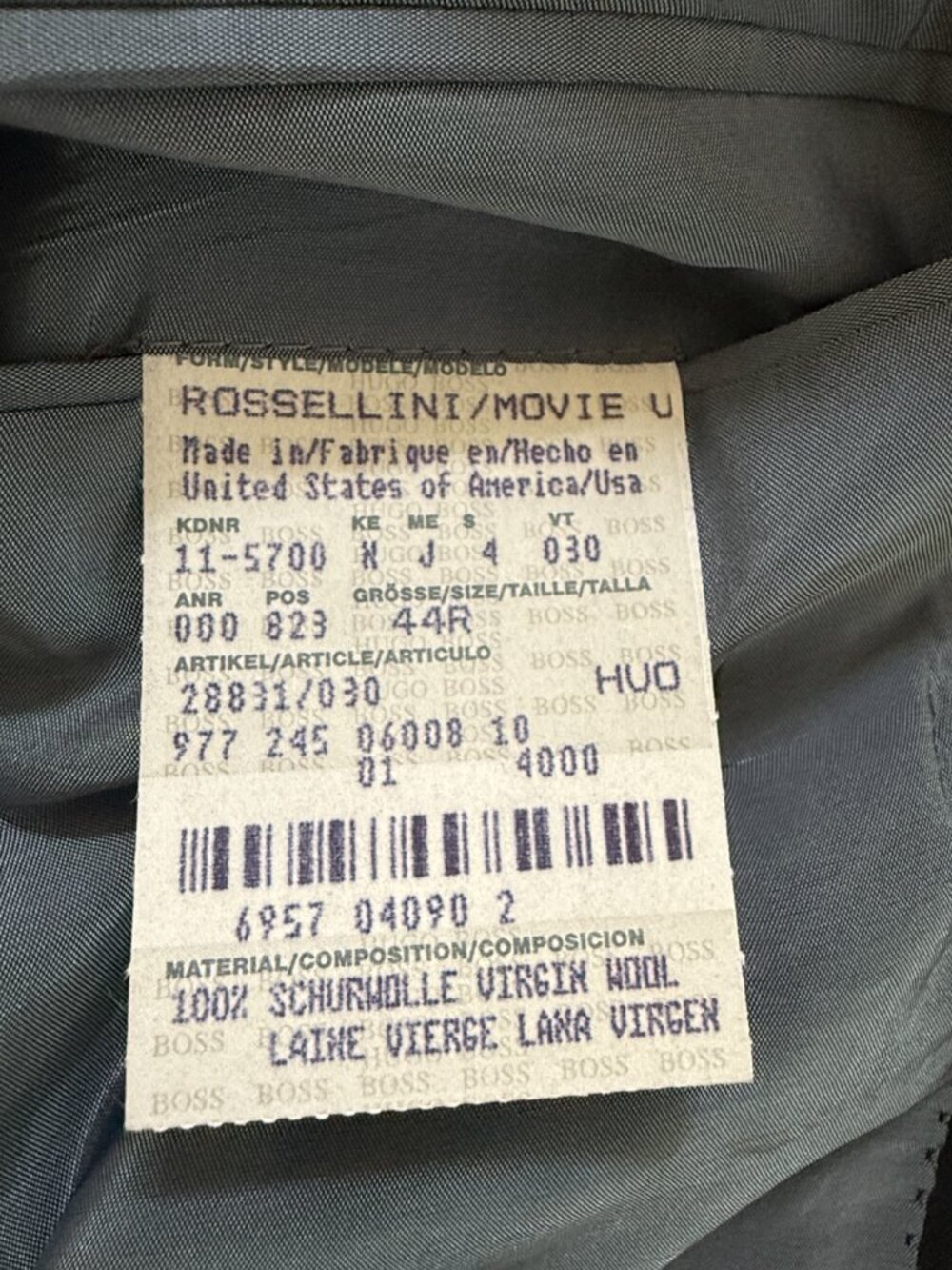 Hugo Boss Black Rossellini/Movie 2 Piece Suit - 44R - Picture 4 of 10